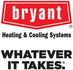 Bryant Heating & Cooling Systems logo above the words "Whatever It Takes"